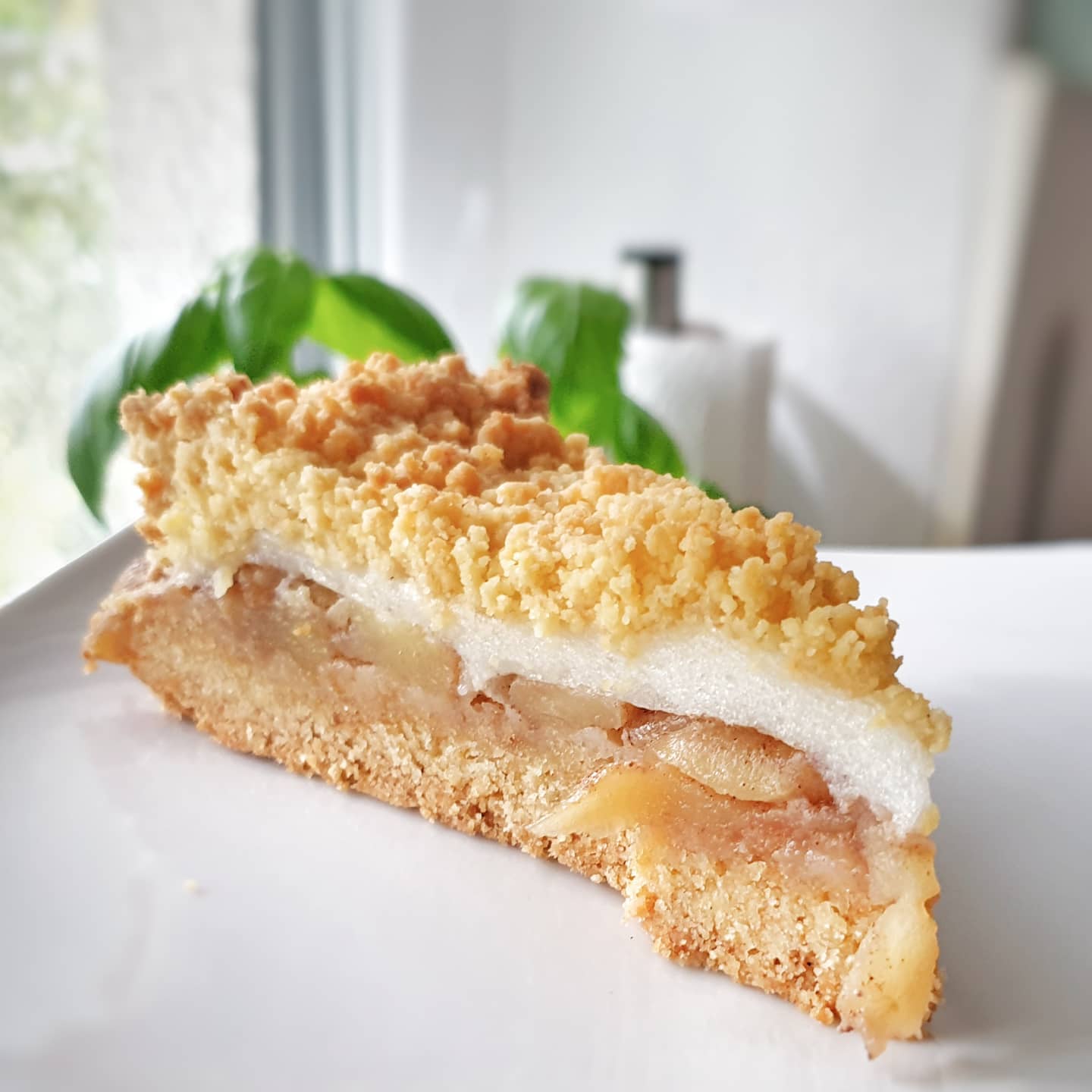 #apfelstreuselkuchen mit #baiser