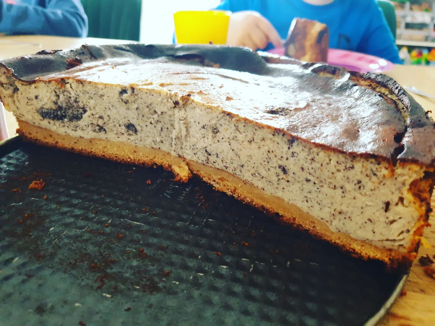 Endlich Mal wieder Kuchen. Mohn Käsekuchen in der #highprotein Version mit #kokosmehl und #backproteinpulver, Zucker teilweise ersetzt mit #flavdrops