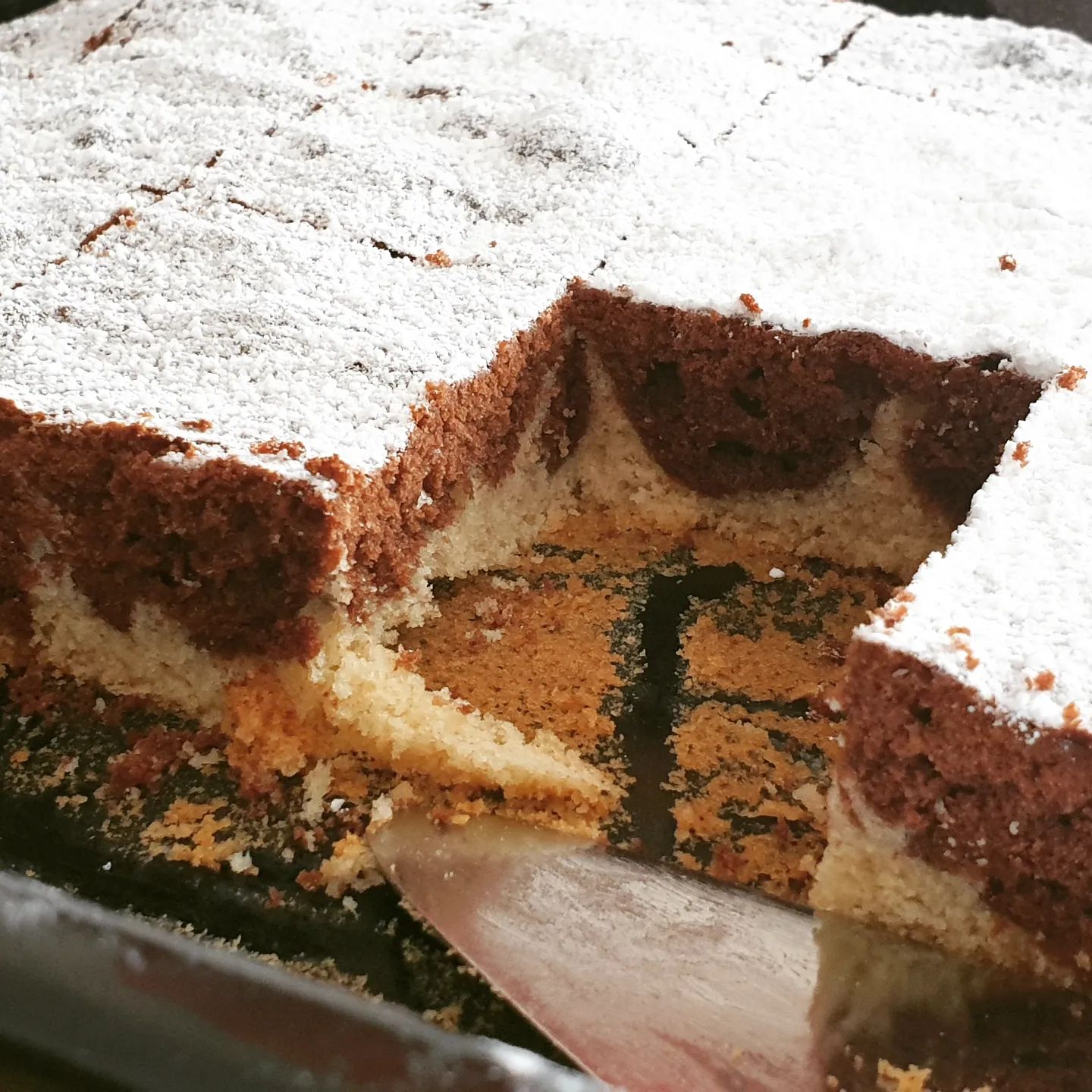 Kuhflecken Kuchen für die Kids mit Kokosöl